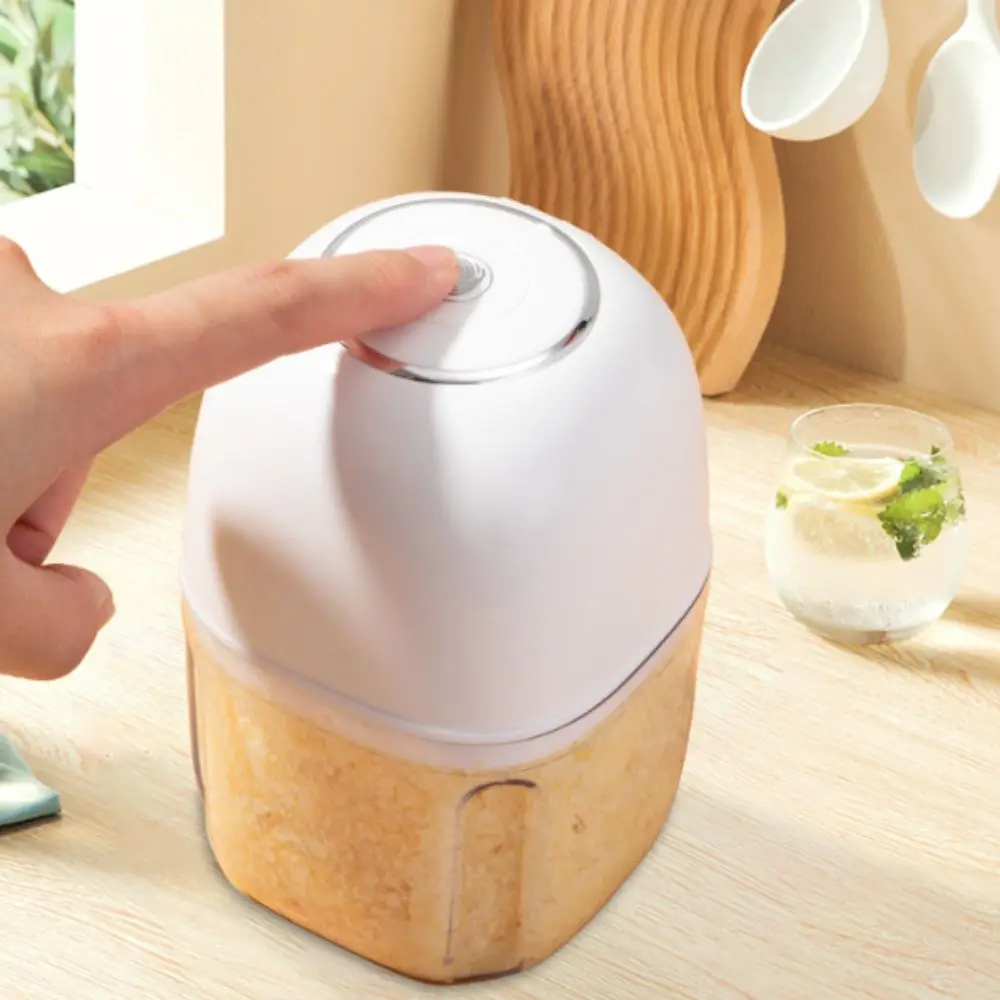 Rechargeable Electric Meat Grinder 350 ML Transparent Kitchen Garlic Masher Efficient Wireless Food Processor Onion