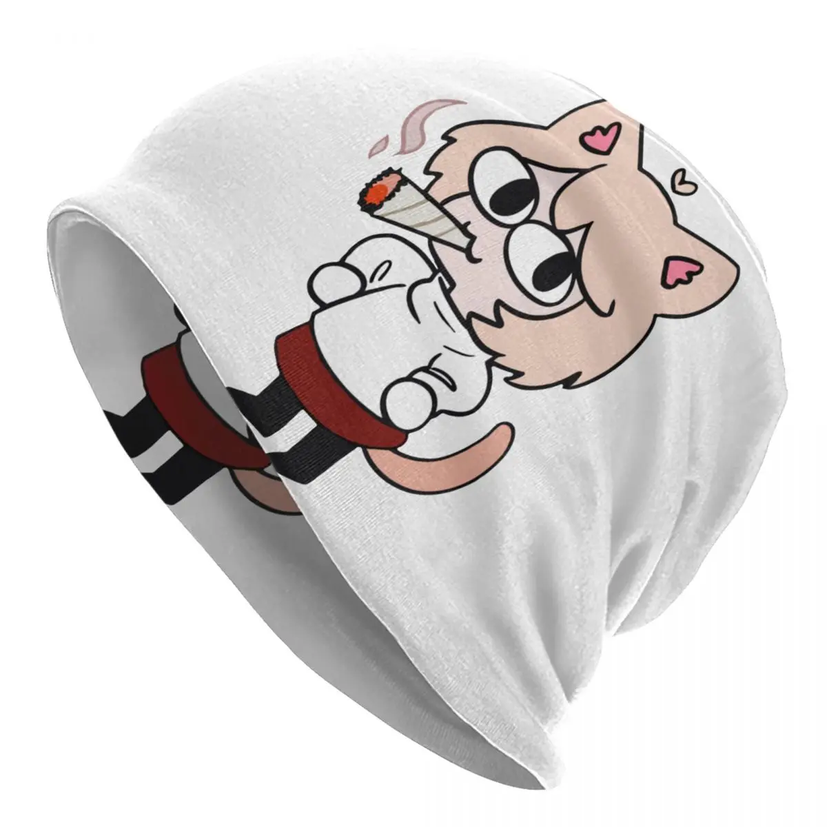 Neco Arc Skullies Beanies Caps Men Women Unisex Trend Winter Warm Knitting Hat Adult Anime Tsukihime Cat Girl Bonnet Hats