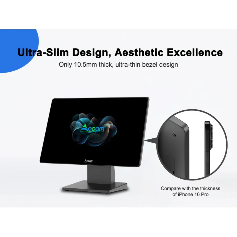 custom.15.6Inch Full Set Scanner and Printer Desktop POS Device Cashier Till POS System Supermarket Pharmacy Fruit S