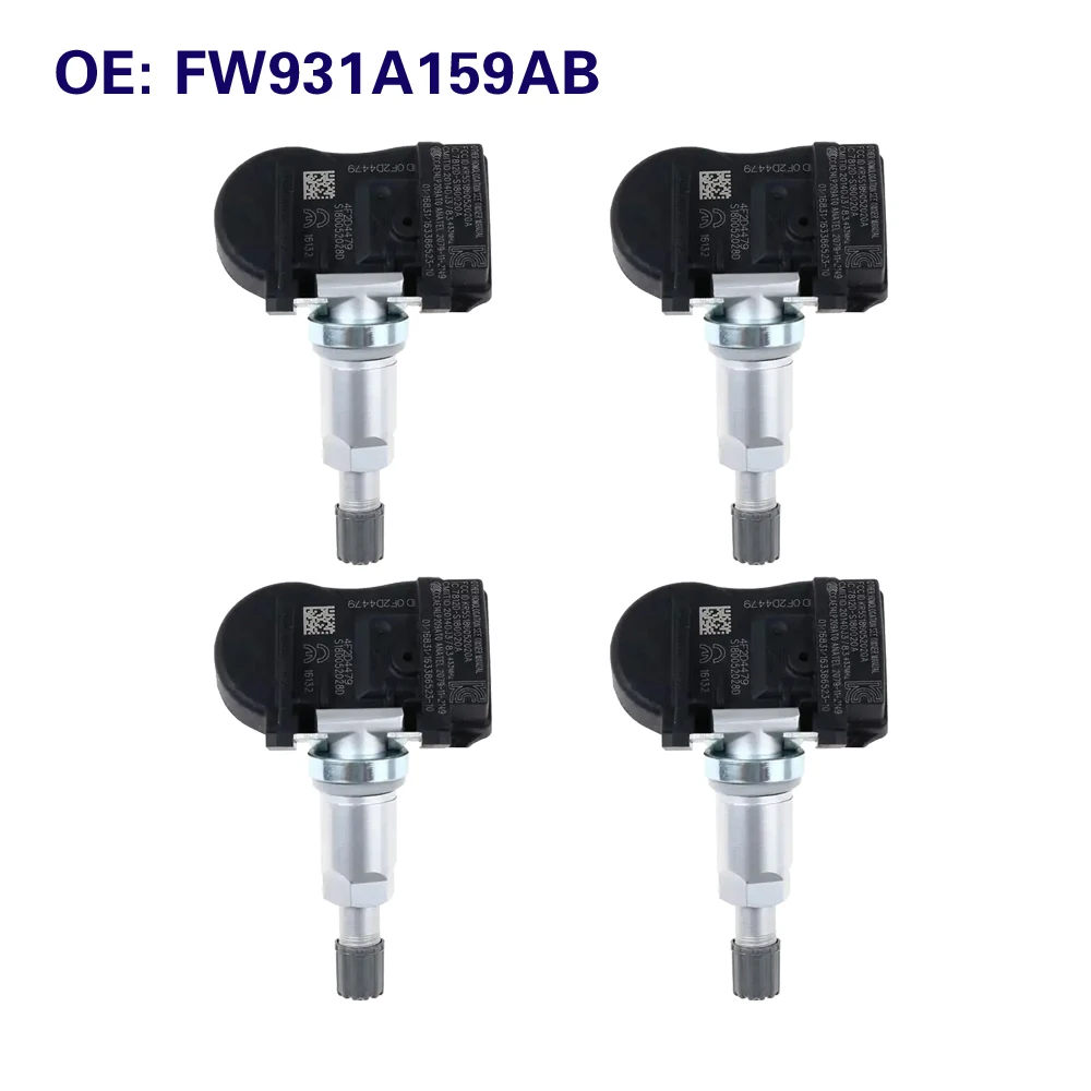 4Pcs FW931A159AB TPMS Tire Pressure Sensor FW93-1A159-AB 433MHz LR031712 LR058023 LR066378 for Land Rover Range Rover Sport