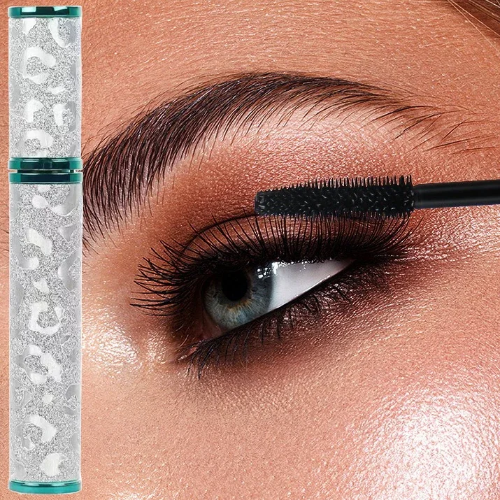 Máscara de pestañas resistente al agua Hypercurl más larga, gruesa, alargada, impermeable, a prueba de sudor y no manchada: máscara negra voluminizadora