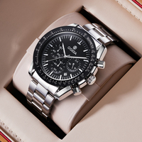 Odeda Design 2024 New 45mm Classic Retro 30m Waterproof Men's Quartz Watch Business Sports Watch