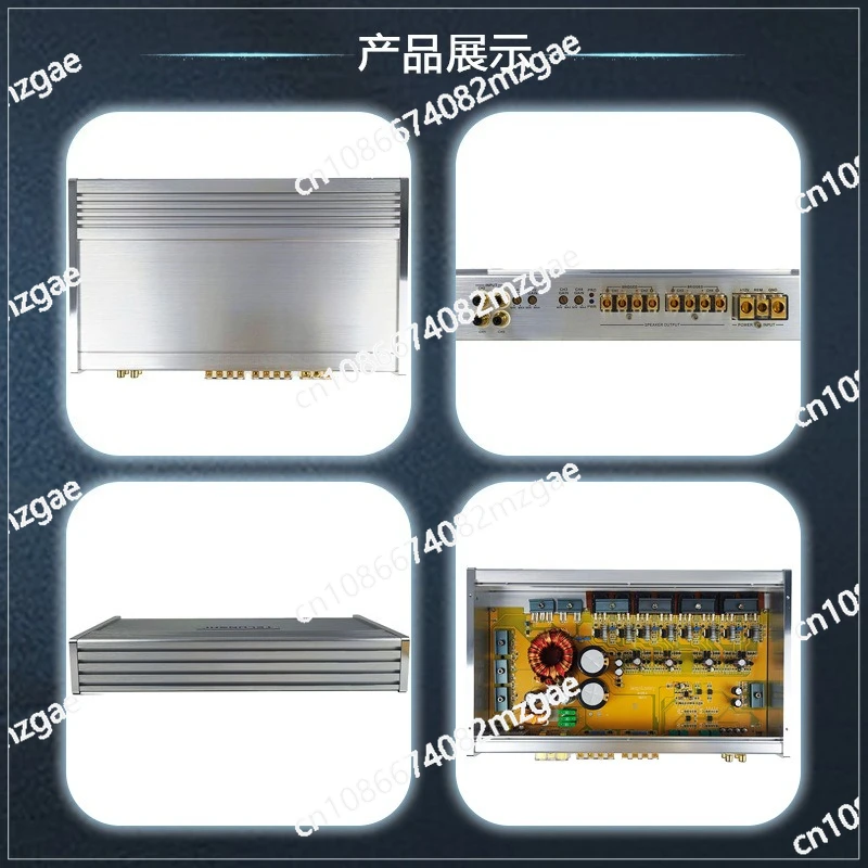 Car audio upgrade 4-channel audio processing Car power amplifier Class AB four-way car power amplifier