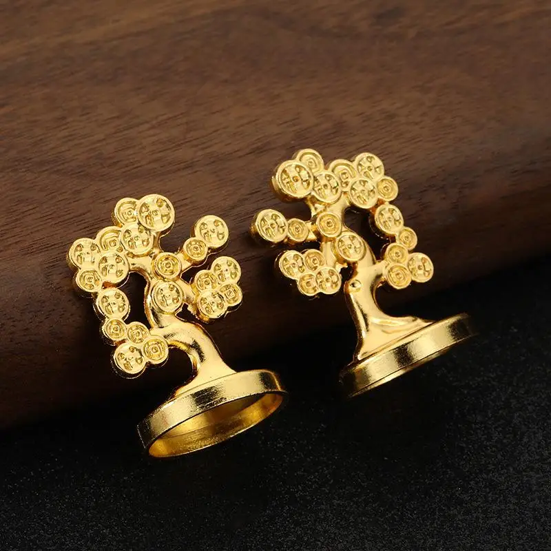 Feng Shui Auspicious Fortune Tree Small Ornaments Spring Festival Mascot Desktop Ornaments Car Home Decoration Crafts