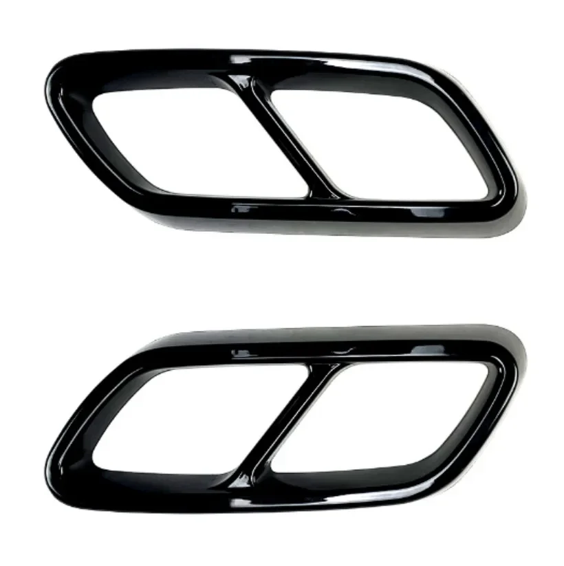 Pair Rear Exhaust Muffler Tail Pipe Cover Trim Replacement Fit For Mercedes‑Benz C‑Class W206 2021 Up 1SET