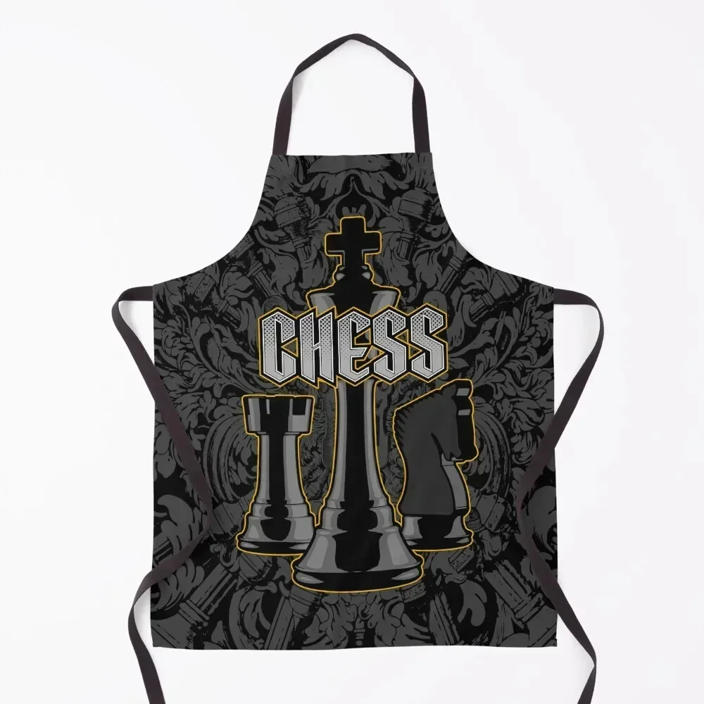 

Chess Royalty Apron Restaurant Kitchen Equipment Kitchen For Women For Women For Cooking Apron