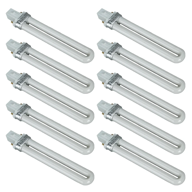 10X 9W Nail Uv Machine 365Nm Lamp Bulb Tube