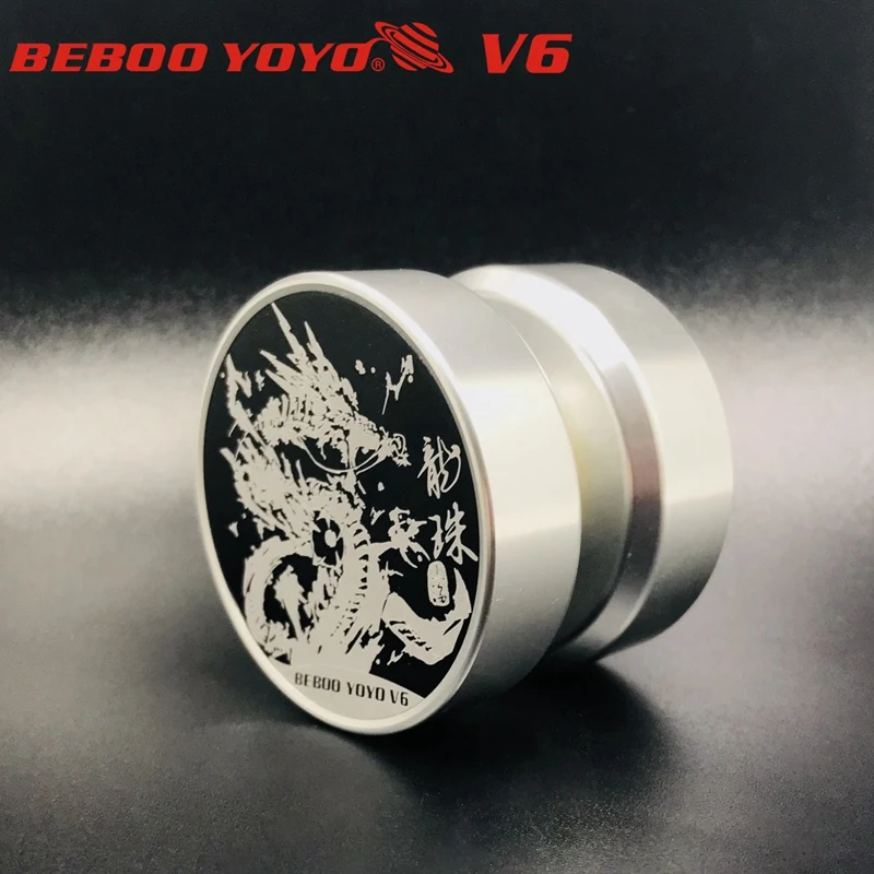 BEBOOYOYO-Yoyo Yoyo V6 liga de alumínio Yoyo Toy, rolamento de esferas, metal, profissional, 2