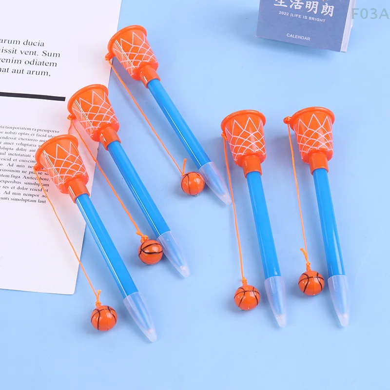 Basketball Hoop Pens Basketball Party Favors -Sports Novelty Pens With Basketball Toss For Sport Themed Birthday Party