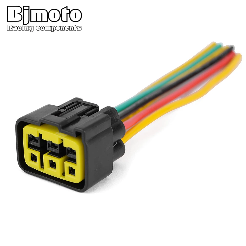 6-Way Male Plug Connector For Regulator Rectifier – Fits Yamaha XV1600, XV1700, XVZ1300