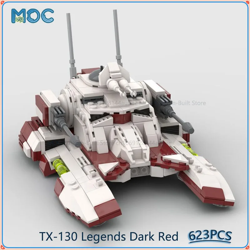 MOC Building Block TX-130 Legends DIY Assembly Bricks Starfighter Aircraft Collection Creative Display Toys Model Gifts 623PCS