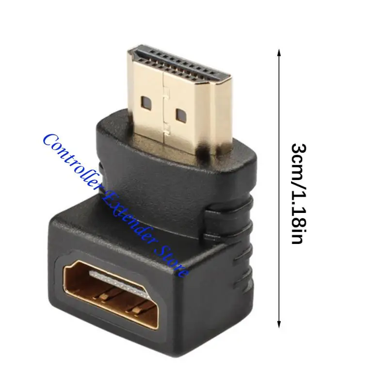 N84B HDTV-совместимый мужчина-мужчина с женским углом на угловой адаптер.