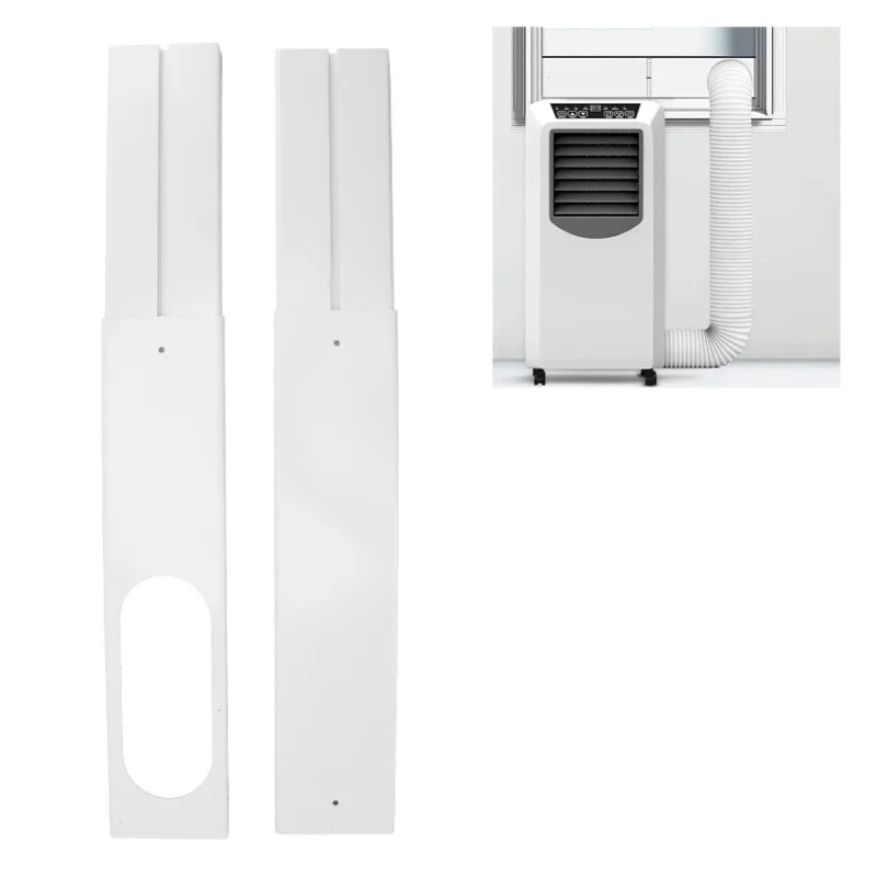 4pcs Portable Air Conditioner Window Kit 16.9 To 55in Adjustable Window Sealing Panels For Home Office