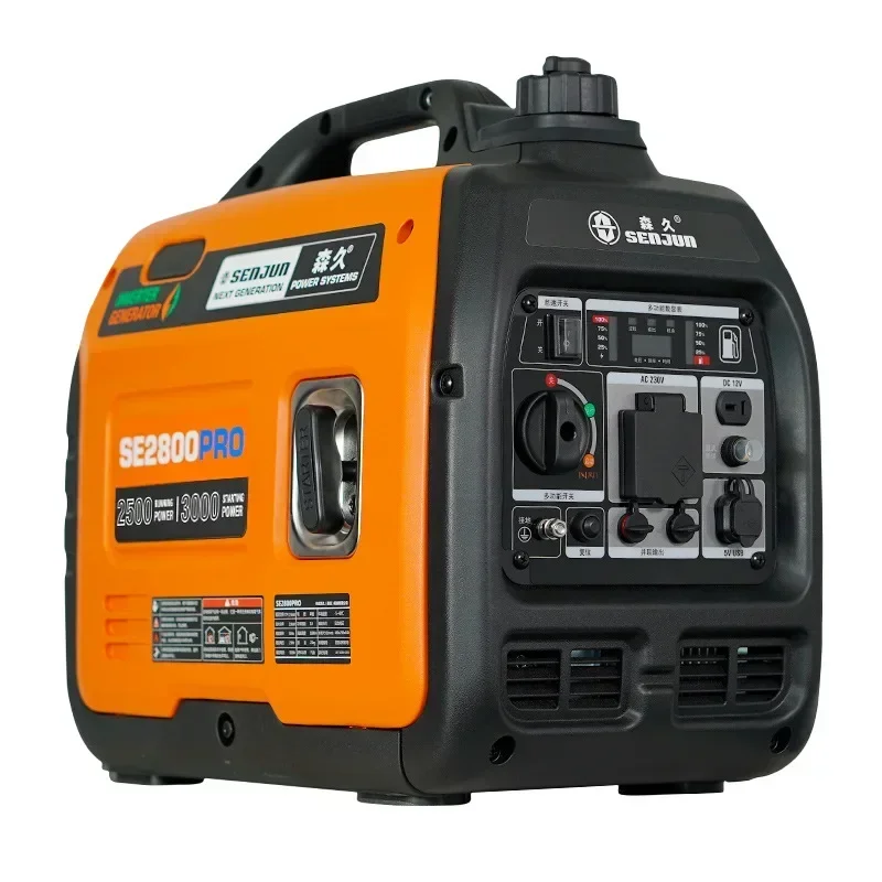 Gasoline Generator Household Micro 220v Silent Inverter 3KW RV Outdoor Portable Camping Portable