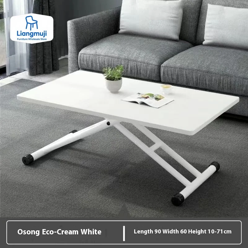 Extendable Dining Tables Metal Lift Top Table Foldable Desk Modern Tables for Kitchen Rectangular Multifunction Home Furniture