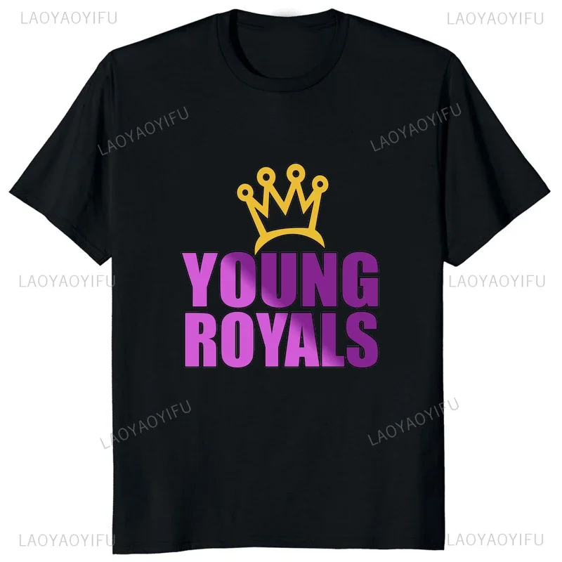 Hot Sale Young Royals Hillerska Skolan T Shirt Wilhelm and Simon Lgbt Short Sleeve T-Shirt Fashion Breathable Comfortable Tees