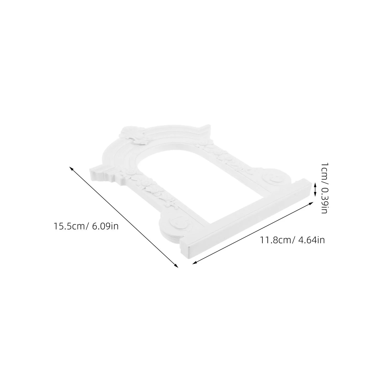 1개 미니어처 그리스 꽃 아치 문 DIY 우아한 웨딩 아치 인형집 웨딩 액세서리 작은 예식 장식 공예 키트 마이크로