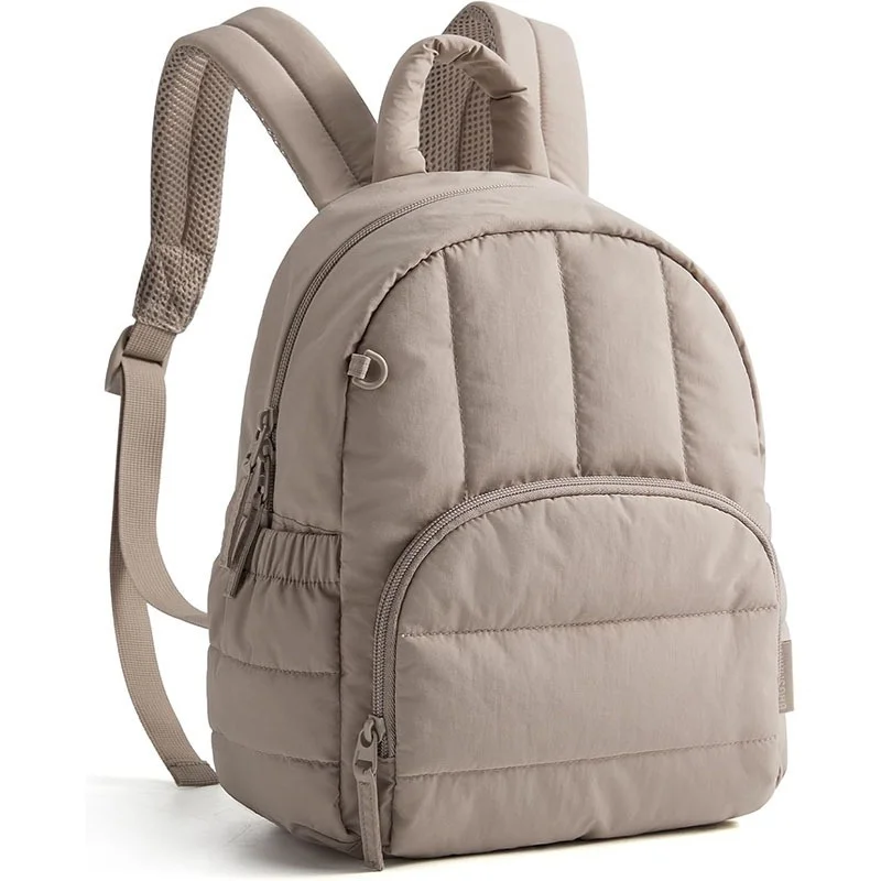 

Nesitu Backpack for Women Lightweight Puffer Small Backpack Purse Quilted Casual Travel Daypack Cute Waterproof Bookbag M2509