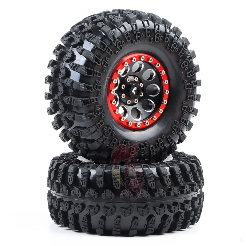 Traction Hobby RC Car Spare Parts Climbing Vehicle Metal Tires 2.2-inch Wheel Rim Tires Accessories