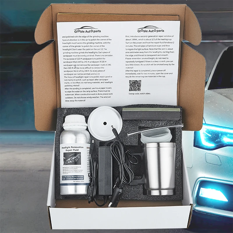 Car Headlight Polish restoration Kit headlight polishing cleaning Kit polish car headlights 800ML liquid polish for auto