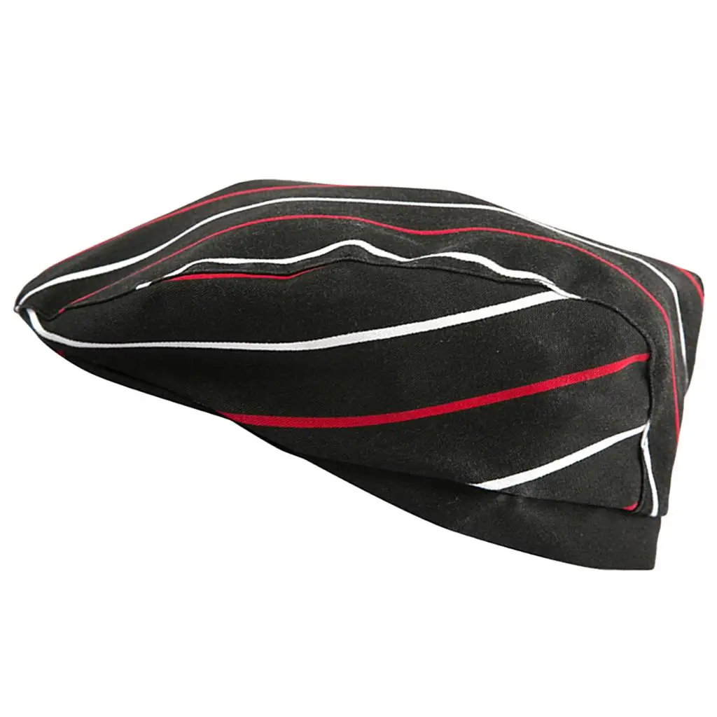 Cafe Attendant Hat Comfortable Polyester Cook Cap Chef Workwear for Bakery Restaurant Chefs