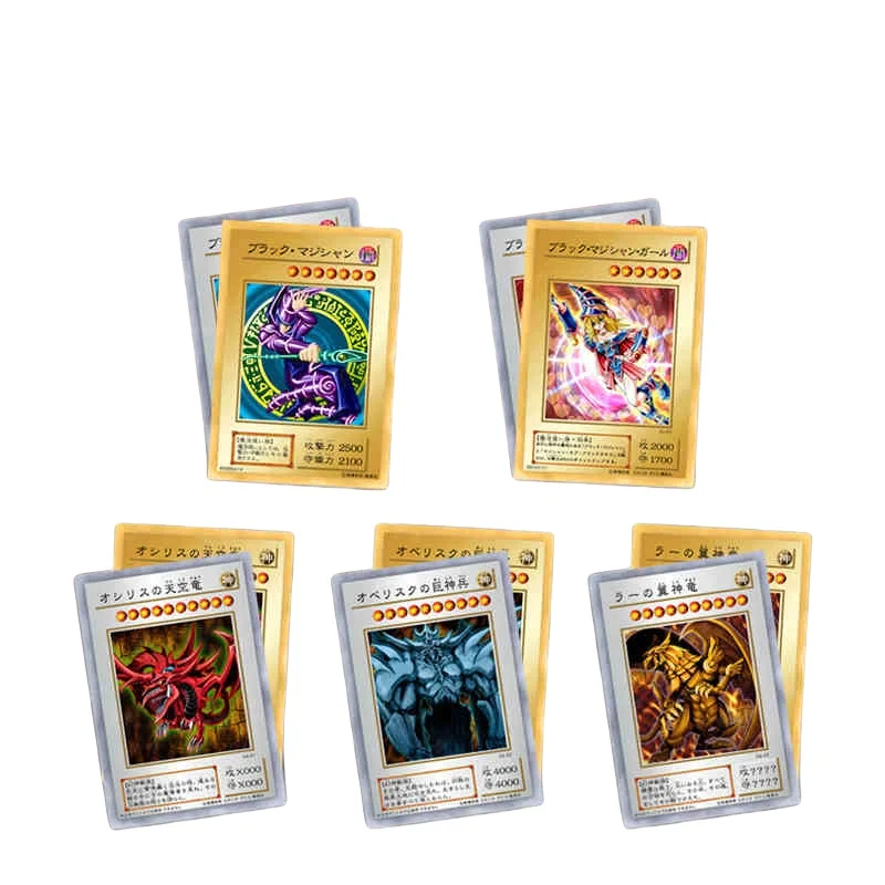 Diy Homemade Yu-Gi-Oh! Metal Card Black Magician Girl Anime Characters Rare Collection Flash Card Cartoon Toys Christmas Gift