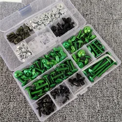 Motorcycle Fairing Bolts Kit For KAWASAKI KX85 KX250F KX100 KSR PRO Bodywork Screw Fit KLX450R KLX250 KLX110 KLR650 S J300