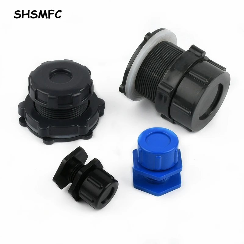 

1-2Pcs Aquarium Fish Tank Water Level Plug Manual Drainage Garden Landscape Drainage Adapter Water Bucket Bulkhead Fitting