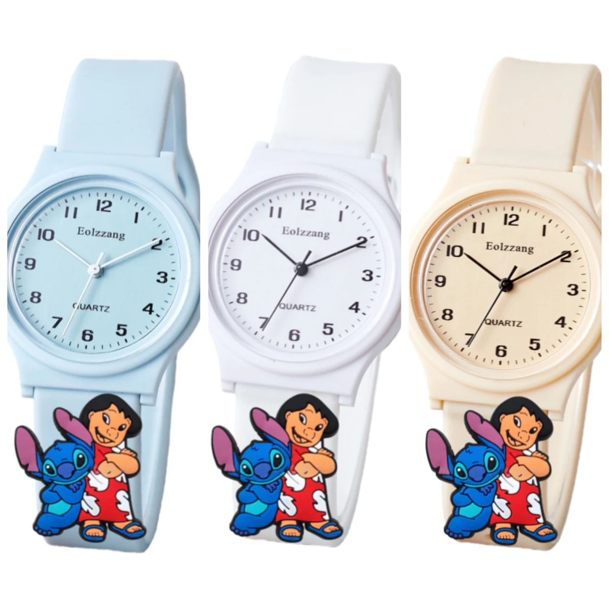 アニメウォッチかわいいリロ & スティッチ男の子女の子腕時計子供ミニマリストかわいい子供漫画腕時計ギフト子供のための女の子時計