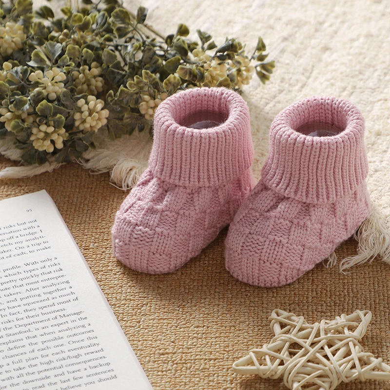 Newborn Baby Shoes Knitted Chi - Baby Clothing Yarn ulasan dan harga