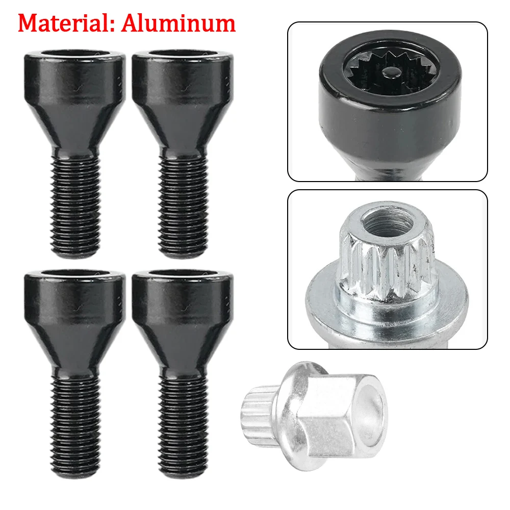 Car Wheel Lock Screw Cap M12x1.5 Aluminum Alloy Wheel Bolts For BMW 1 3 5 6 series 36136786419 36131180882 36136764057