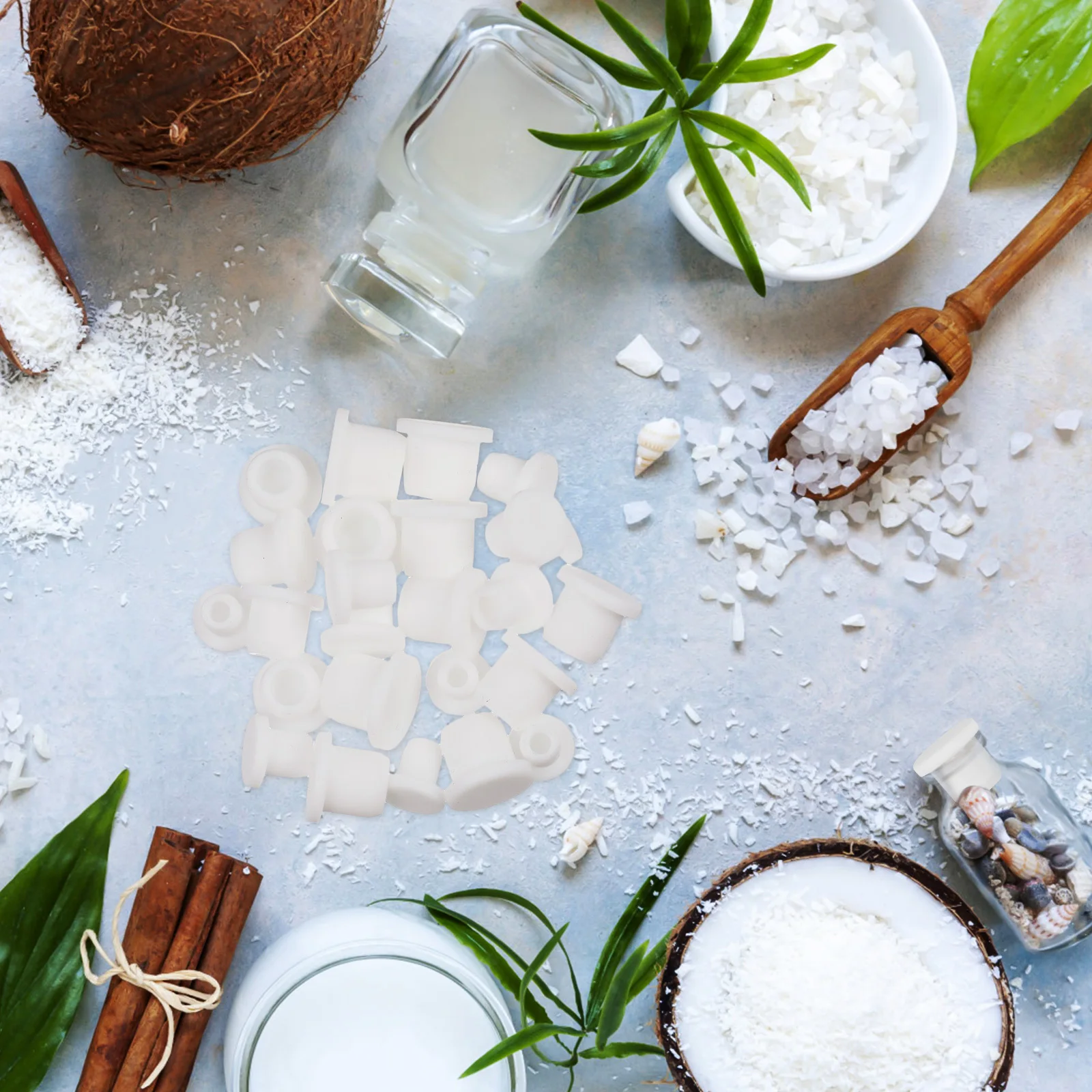 

25Pcs Silicone Replacement Stoppers for Salt Pepper Shakers Reusable Bottle Caps for Seasoning Spices Tight Seal Plugs