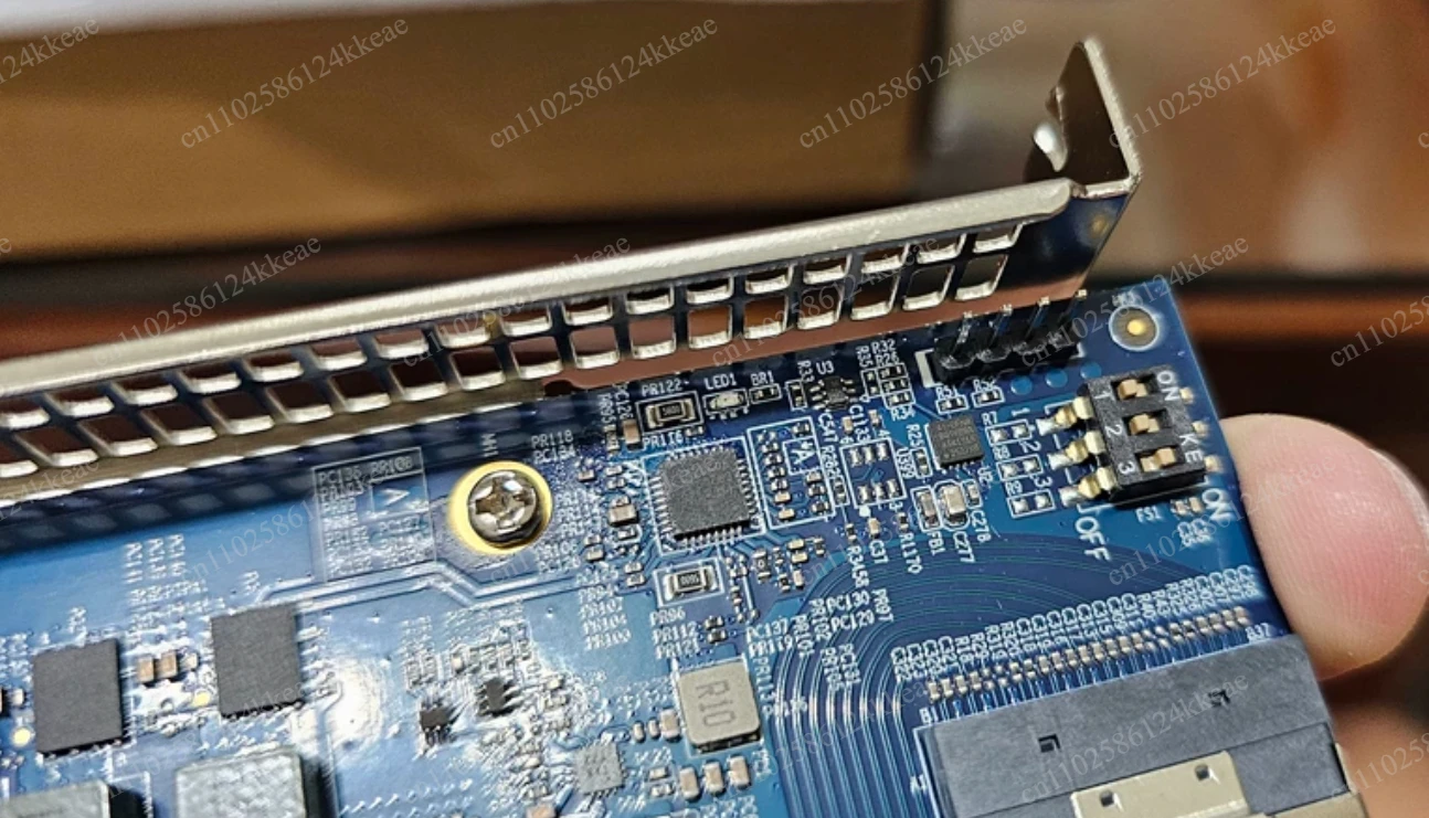 PLX88096 Free-Splitting PCIe 4.0 x16 Expansion Riser Card, 5x PCIe 4.0 x16 / 10x PCIe 4.0 x8 Output via SFF-8654 8i Connectors