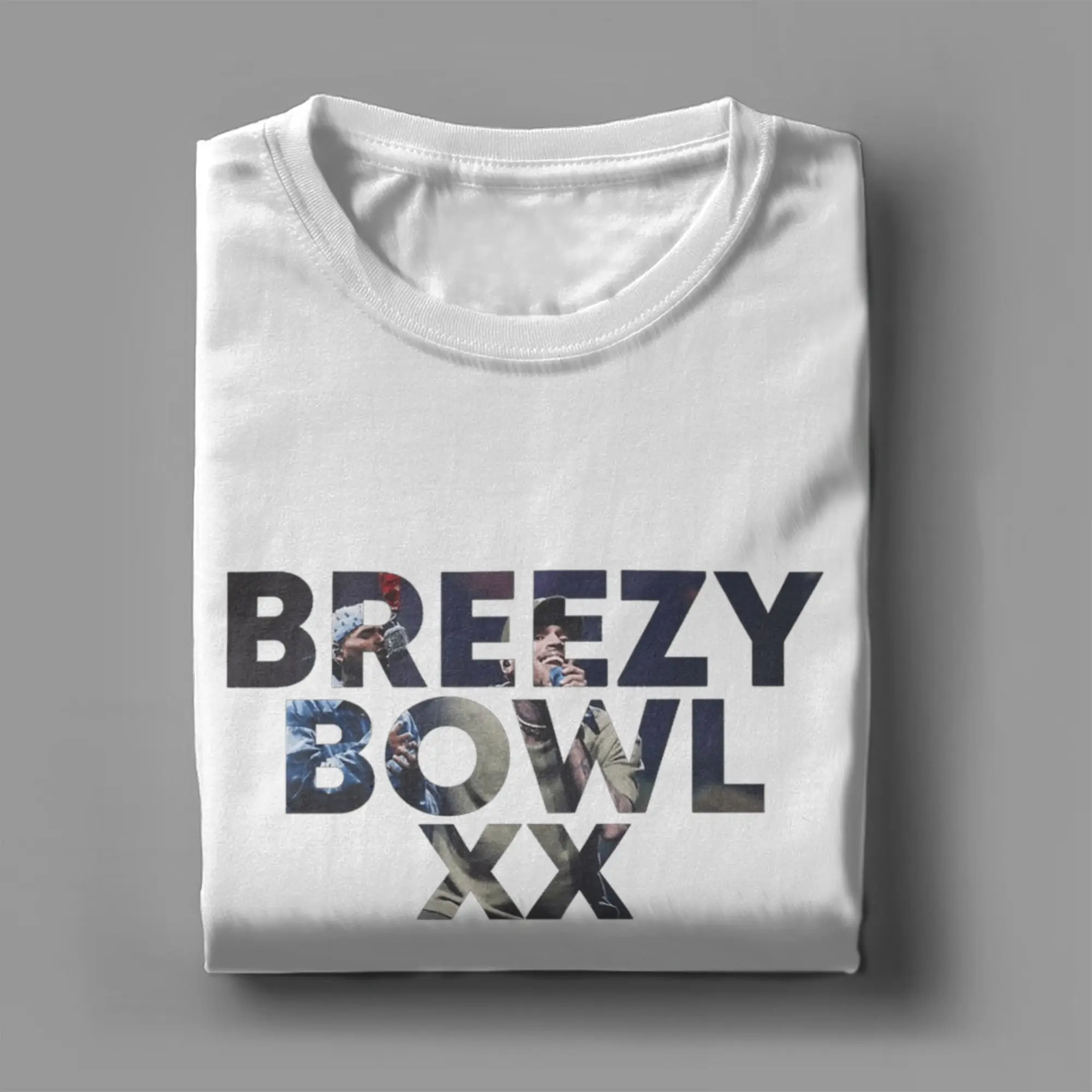 

Крис Браун Breezy Bowl XX Show Design Футболка Пляжные модные крутые футболки Мужские хлопковые футболки с круглым вырезом Одежда больших размеров Топы с короткими рукавами