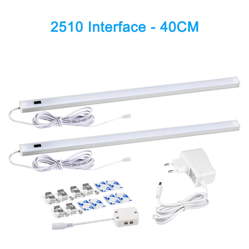 LED Licht Onder Kast Verlichting Voor Keuken Hand Sweep Schakelaar PIR Bewegingssensor Kast Garderobe Lamp 30/40/50 cm Led Nachtlampje