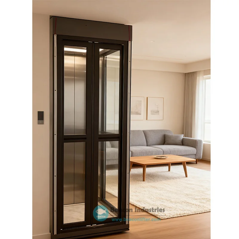 Lift rumah pribadi kecil, lift hunian senyap, lift hidrolik elektrik, lift rumah untuk penyandang disabilitas, lift kecil