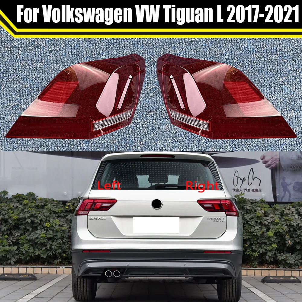 

Auto Tail Lamp Light Case For Volkswagen VW Tiguan L 2017-2021 Car Taillight Cover Lampshade Lampcover Caps Taillamp Shell