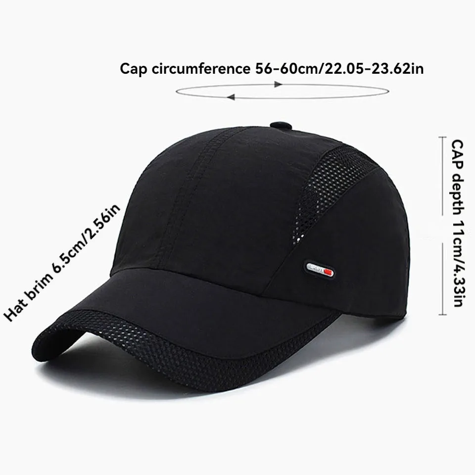 GOBYGO Sports Leisure Baseball Cap Quick-drying Hat Outdoor Commuting Running Sun Hat Mesh Breathable Summer Duck Tongue Cap - view 6