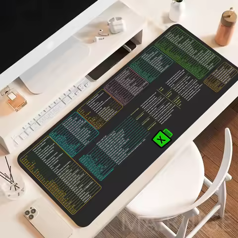 Keyboard shortcuts Mouse Pad Large Office Gaming Mousepad Non-slip Extended Pads Computer desk Laptop Tablet Mat Mini PC Playmat