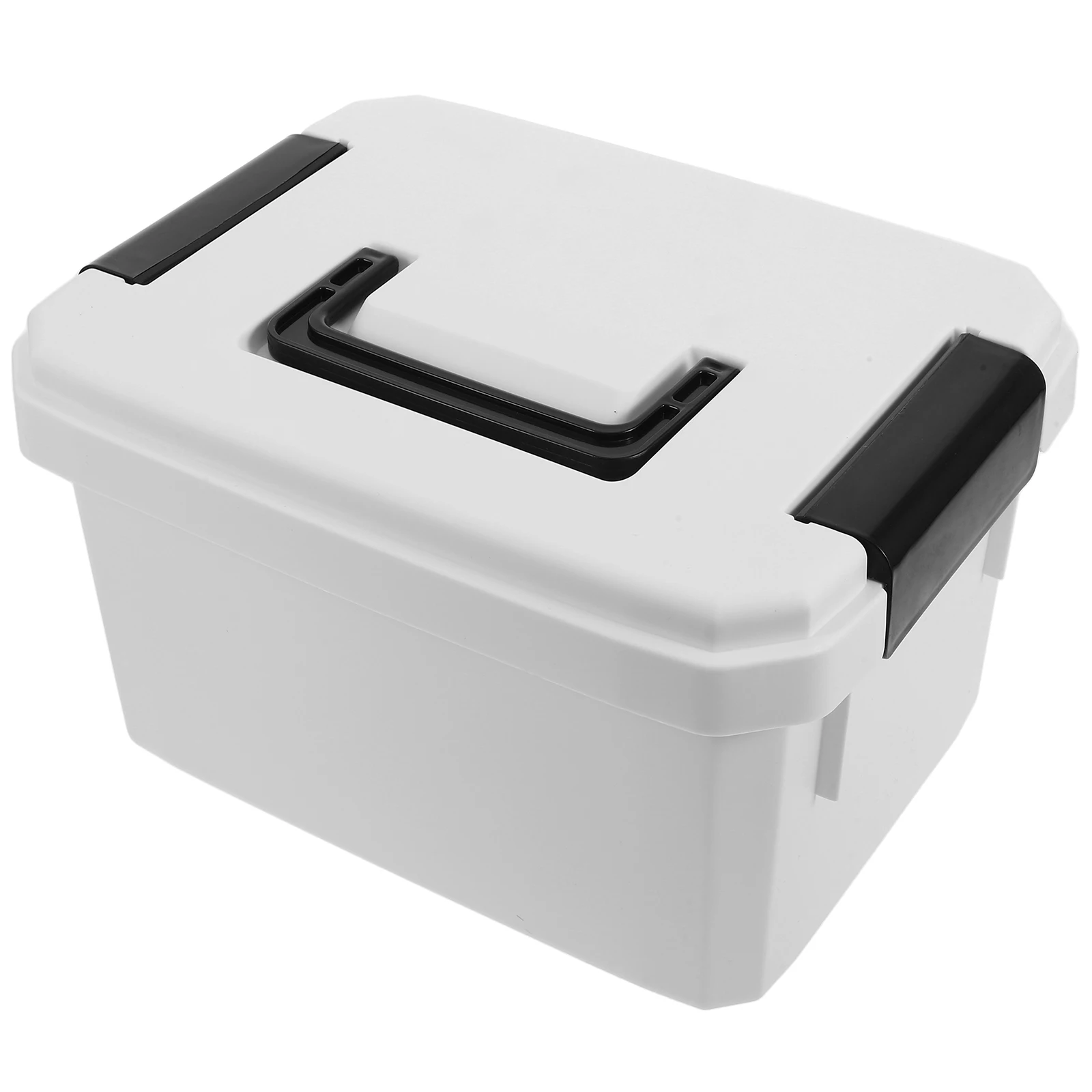 

Large Capacity Medicine Box 8L Portable Medical Emergency Kit Storage Organizer Handheld Plastic Travel Container