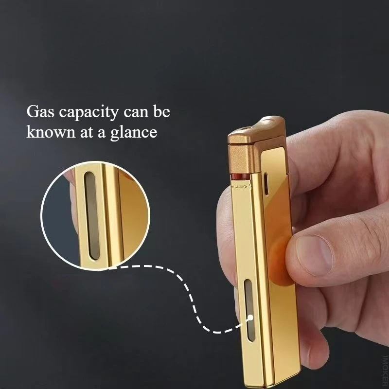 Laser Engraving Customized Advertising LOGO High-end Durable Lighter Hot-selling Windproof Torch Jet Inflatable Lighter