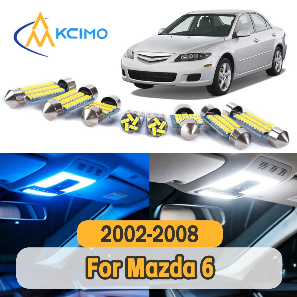 

Long Service Life Car Indoor Lamp Bulbs Stable Illumination Power Saving LED Light Replacement for Mazda 6 2002-2008