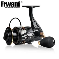 Frwanf 2000 - 7000 Spinning Reel Ultralight Max Drag 12kg 8BB Metal Frame Surfcasting Fishing Reel Spin Saltwater Fishing Reels