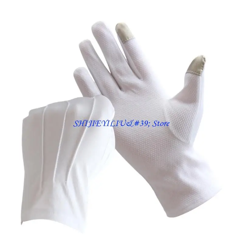 E21F Etiquette Gloves Marchings Band Short Hand Gloves For Guard And Ceremonies