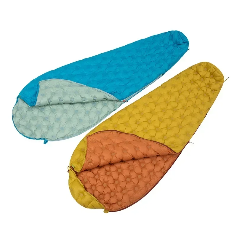 JUNGEL KING Lenteslaapzak Ultralight Outdoor Camping Mummie Stijl Eendendons Slaapzak Trekking Reizen Campingbenodigdheden