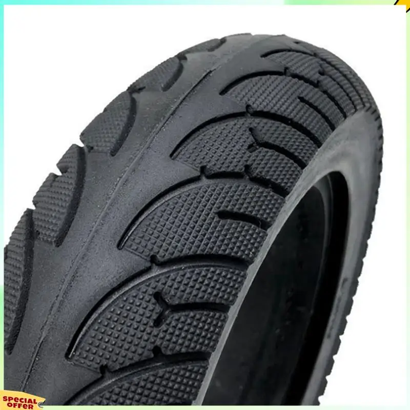 

TURE 4Pcs 10X2.5 Black Solid Tire For Electric Scooter Folding E-Bike Widened Tyre Rubber Non-Inflation Electric Scooter Tire