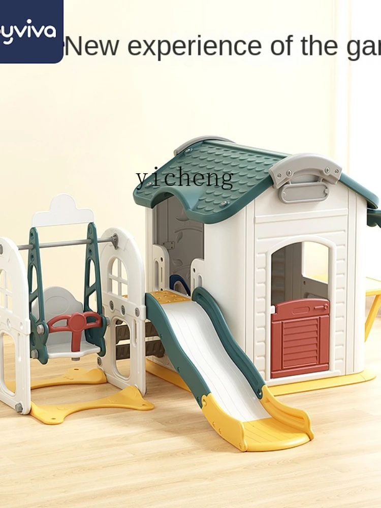 YY-Maison de jeux pour enfants, toboggan d'intérieur, balançoire, jouets de jardin d'enfants