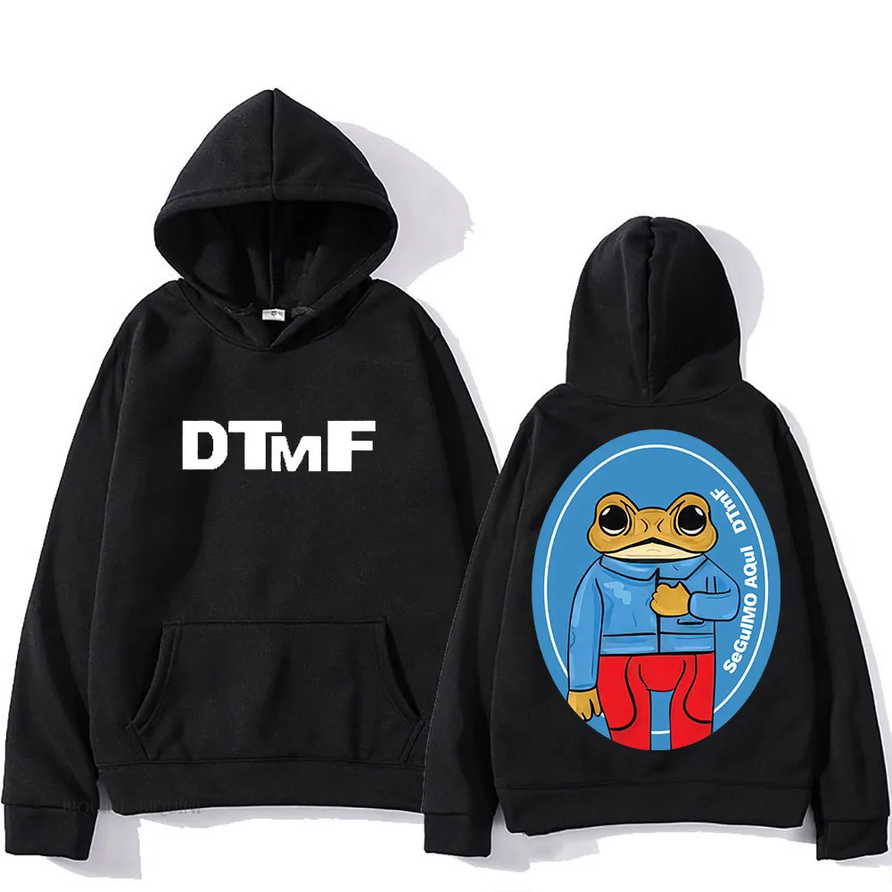 DeBí TiRAR MáS FOToS DtMF Con Cappuccio 2025 Bad Bunny DtMF Unisex Hip Hop Gotico Felpa In Pile Retro Vestiti Harajuku Pullover