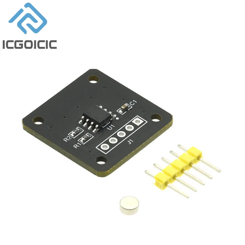 Capteur de mesure d'angle à induction magnétique, technologie 14 bits, haute précision, remplacement, AS5600, MT6701
