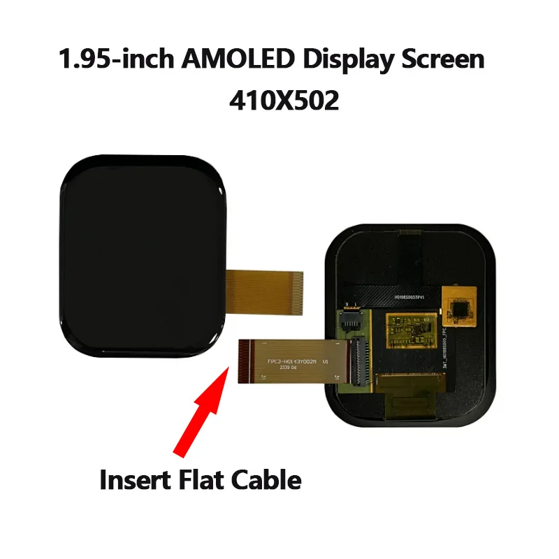 

1.95 inch 410X502 R-shaped Touch AMOLED Full-screen Display Lntelligent Wearable Device "Deepseek Xiaozhi" with AI Screen